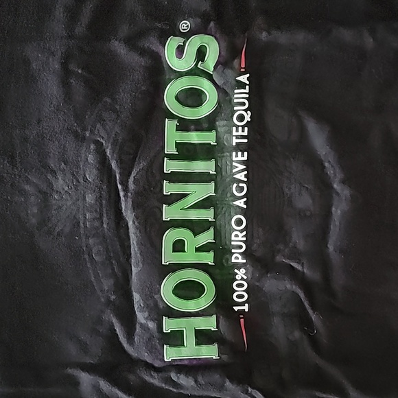 Hornitos Black Cotton Short Sleeve T-shirt Men Size XL - Picture 3 of 6